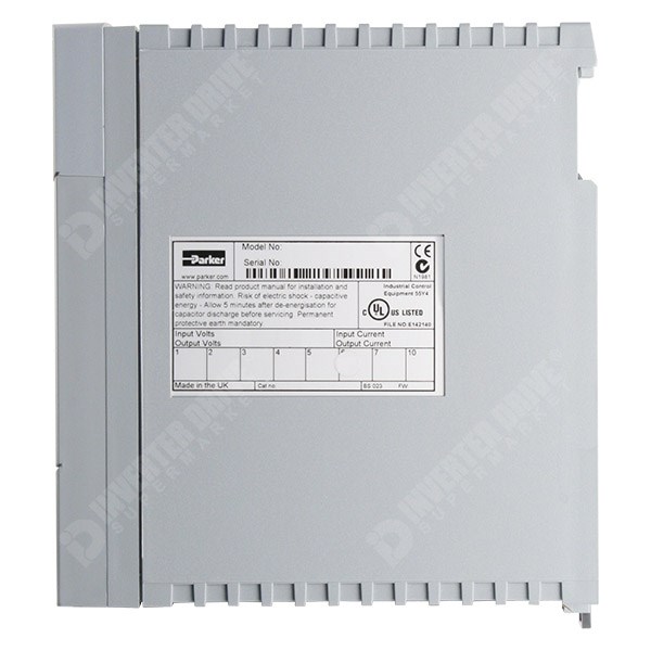 Photo of Parker SSD 650 1.1kW 230V 1ph to 3ph AC Inverter Drive, no Keypad, RS232 Port, Unfiltered