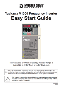 Yaskawa V1000 Easy Start Guide