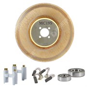 Photo of Spares Kit for Parvex MC19S Motor Disc Brush Pairs Holders Bearings