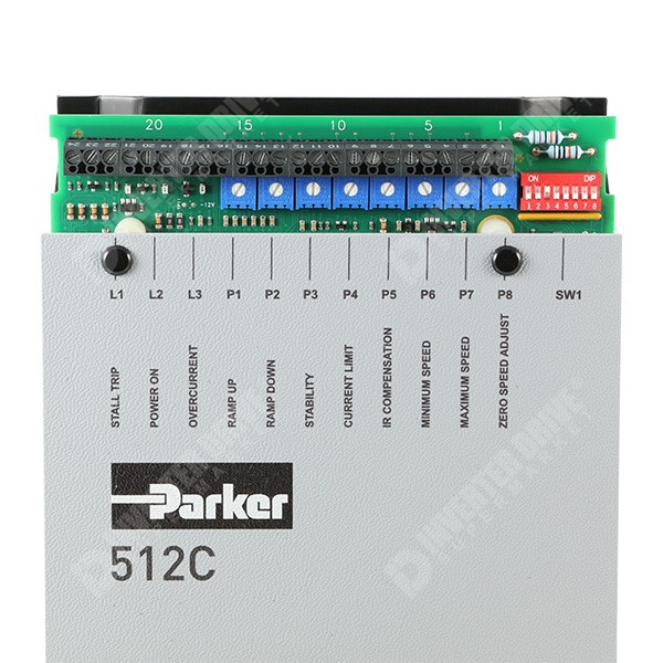 Photo of Parker SSD 512C 16A 1Q 110V/230V/400V 1ph/2ph AC to DC Isolated Signal