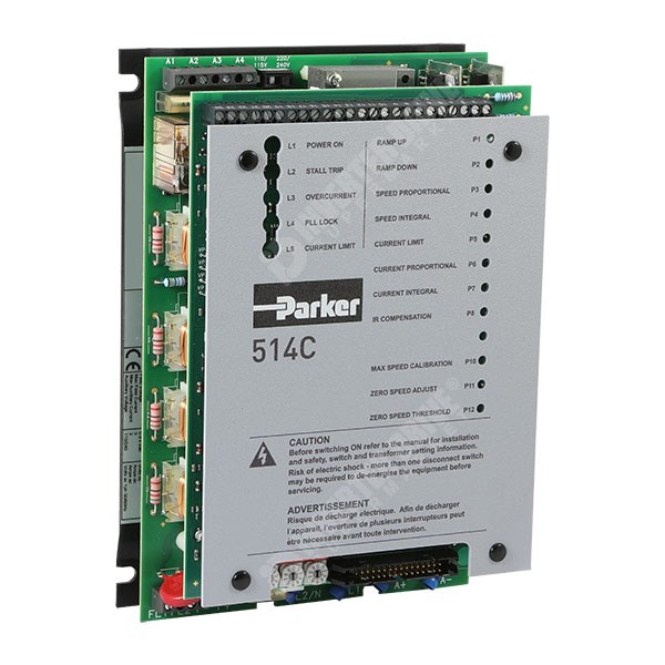 Photo of Parker SSD 514C 8A 4Q 110V/230V/400V 1ph/2ph AC to DC Isolated Signals