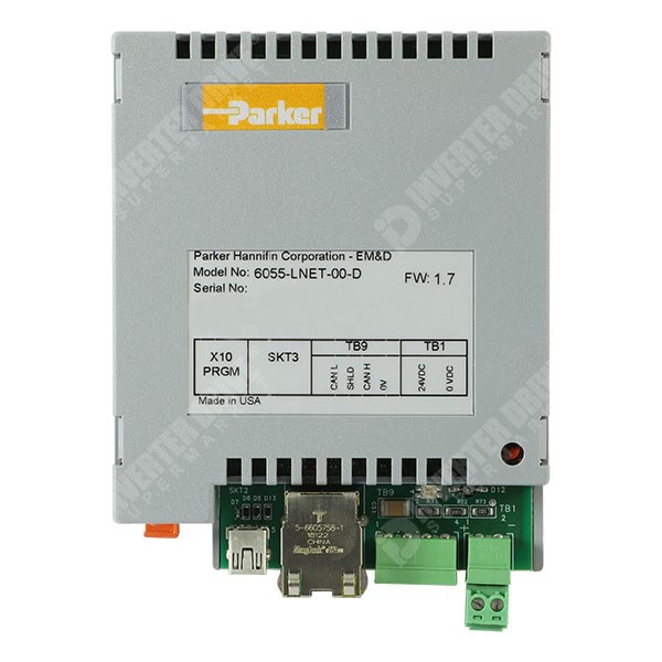 Photo of Parker 6055 LinkNet Card DIN Rail Mounted