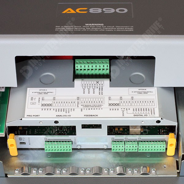 Photo of Parker SSD 890SD 220kW/250kW 400V AC Inverter Drive, STO, C3 EMC, 115V Fan
