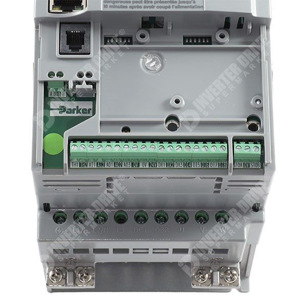 Photo of Parker AC15 IP20 4kW 400V 3ph AC Inverter Drive, DBr, STO, C3 EMC with Ethernet